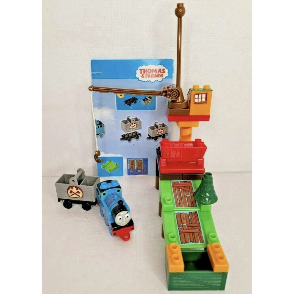 Mega Bloks Thomas & Friends Logging Camp 34 Pc Set Block Duplo Lego Build Train